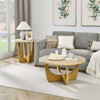 Table d'appoint ronde en MDF 61,6 cm H x 63,8 cm de diamètre