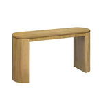 Console incurvée en MDF 80,7 cm (H) x 37,8 cm (L) x 150,3 cm (P)
