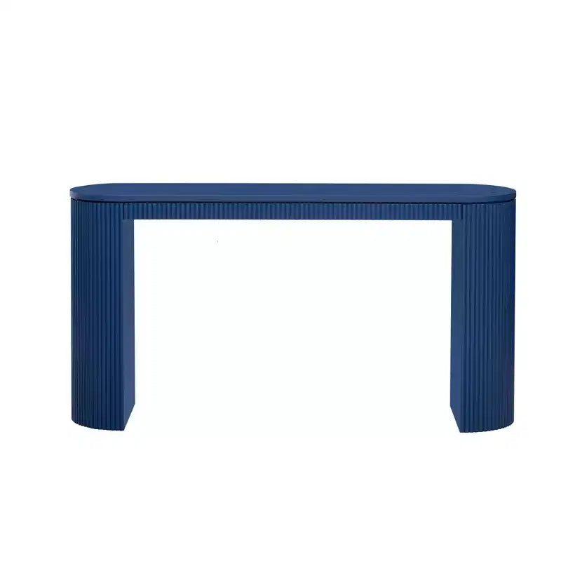 Console incurvée en MDF 80,7 cm (H) x 37,8 cm (L) x 150,3 cm (P)