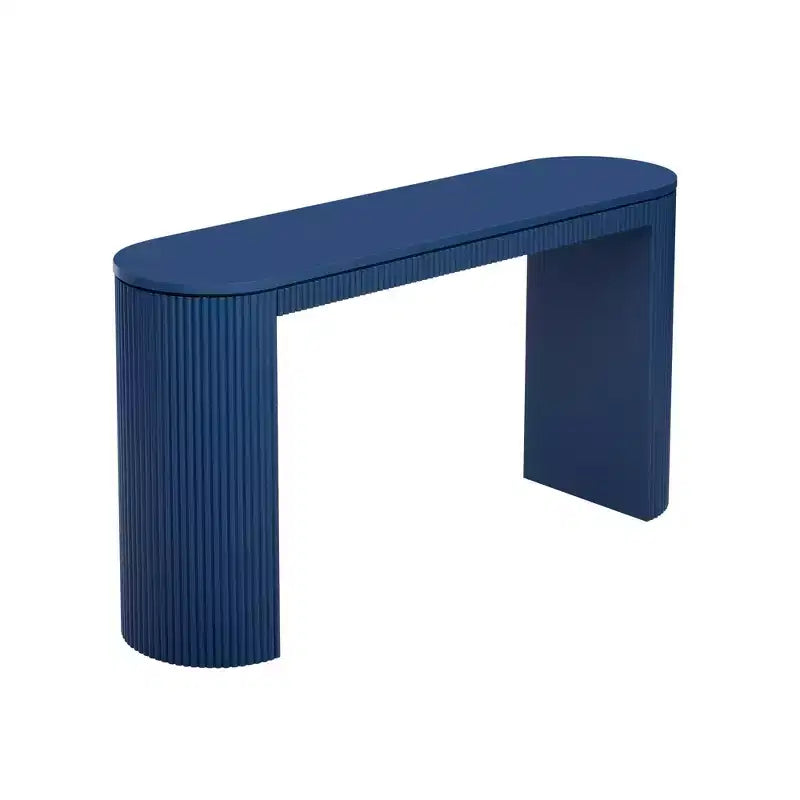Console incurvée en MDF 80,7 cm (H) x 37,8 cm (L) x 150,3 cm (P)