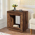 Table d'appoint en panneaux de particules 65 cm H x 60 cm L x 40 cm P