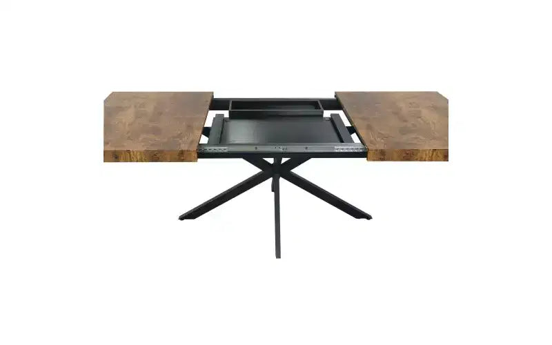 Table à manger extensible en MDF 76 cm H x 180 cm L x 140 cm P