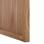 Table d'appoint en bois d'acacia 57,15 cm H x 43,18 cm L x 35,56 cm P