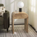 Table d'appoint en bois d'acacia 57,15 cm H x 43,18 cm L x 35,56 cm P