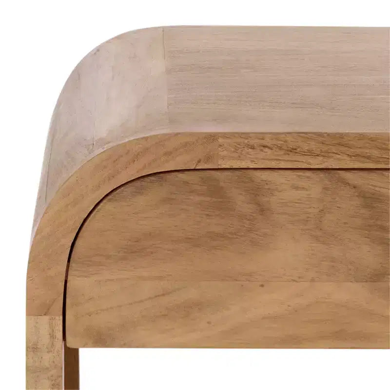 Table d'appoint en bois d'acacia 57,15 cm H x 43,18 cm L x 35,56 cm P