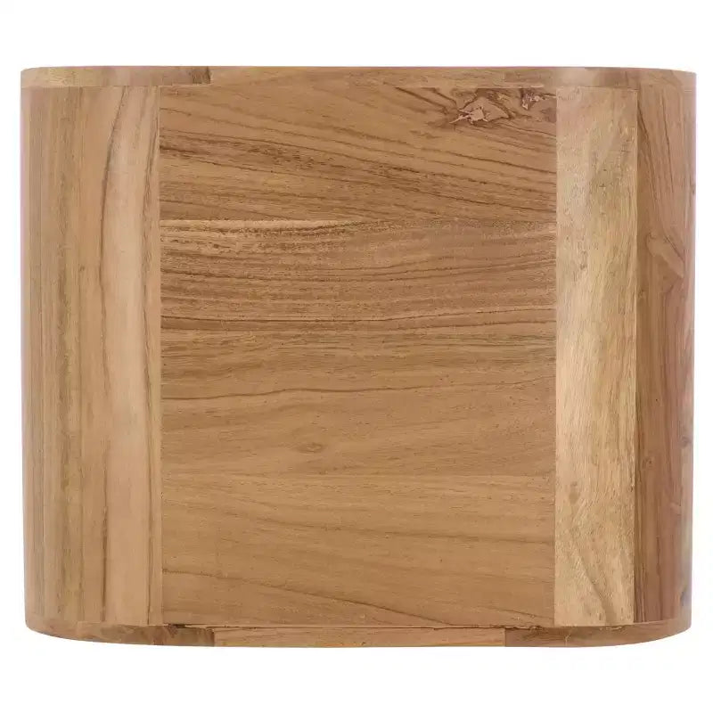 Table d'appoint en bois d'acacia 57,15 cm H x 43,18 cm L x 35,56 cm P