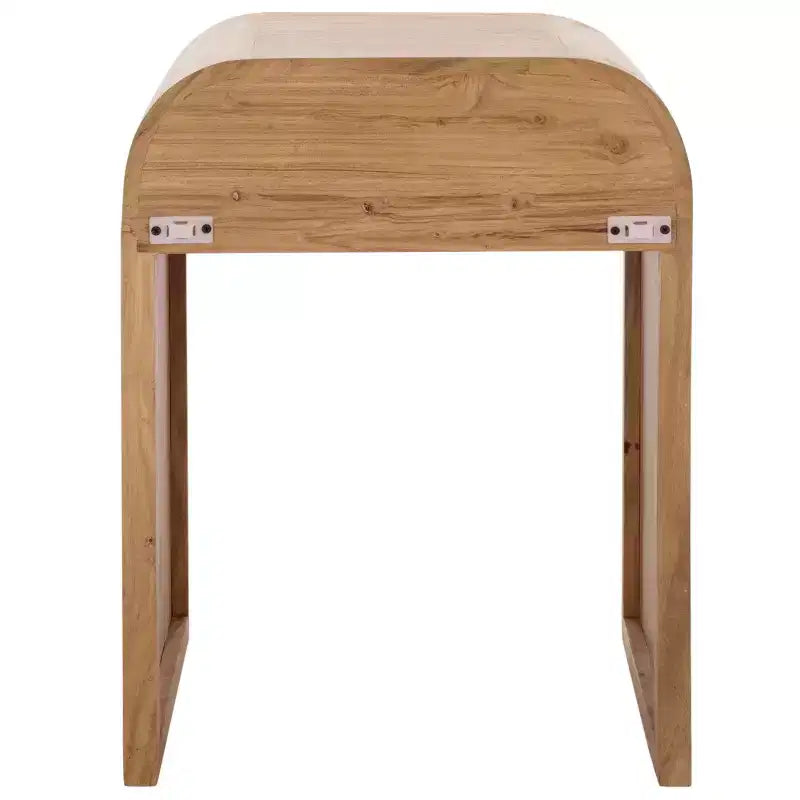 Table d'appoint en bois d'acacia 57,15 cm H x 43,18 cm L x 35,56 cm P
