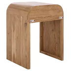 Table d'appoint en bois d'acacia 57,15 cm H x 43,18 cm L x 35,56 cm P