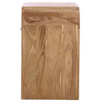 Table d'appoint en bois d'acacia 57,15 cm H x 43,18 cm L x 35,56 cm P