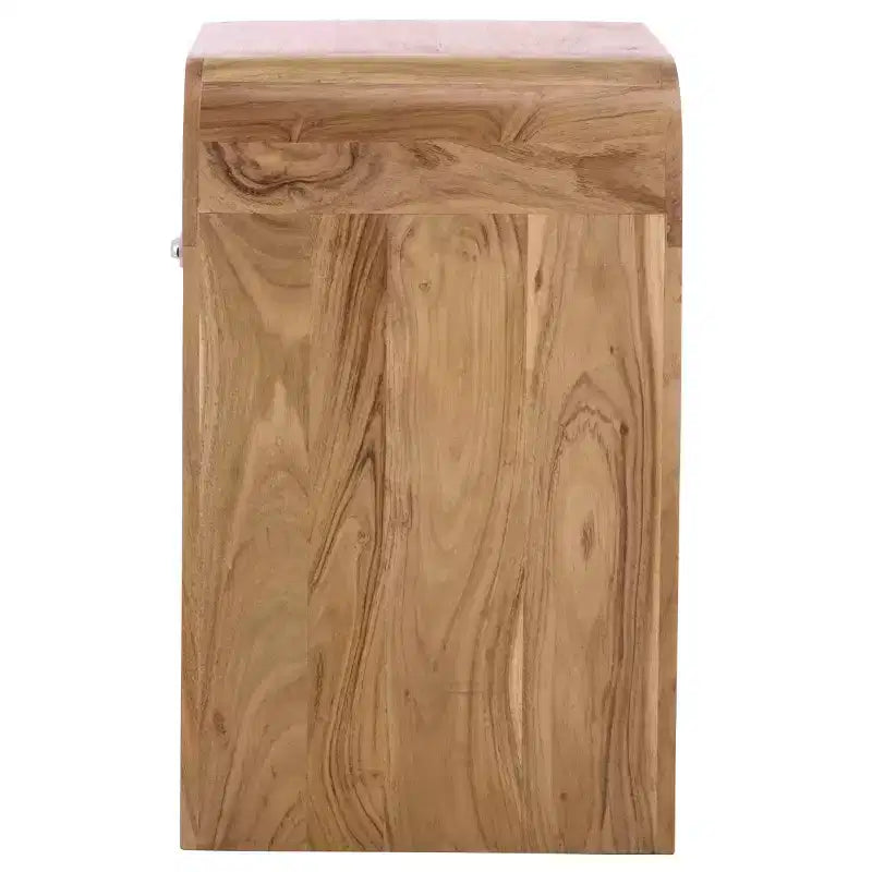 Table d'appoint en bois d'acacia 57,15 cm H x 43,18 cm L x 35,56 cm P