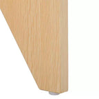 Table d'appoint ronde en mélamine et bois 45 cm (H) x 33,5 cm (l)