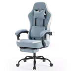 Chaise de bureau ergonomique en métal 48,43''H x 25,39''L x 25,2''P