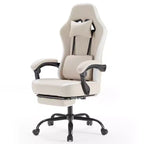 Chaise de bureau ergonomique en métal 48,43''H x 25,39''L x 25,2''P