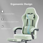Chaise de bureau ergonomique en métal 48,43''H x 25,39''L x 25,2''P