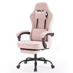 Chaise de bureau ergonomique en métal 48,43''H x 25,39''L x 25,2''P