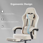 Chaise de bureau ergonomique en métal 48,43''H x 25,39''L x 25,2''P