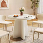 Table à manger ronde 73,7 cm H x 80 cm diamètre Places 2 à 4