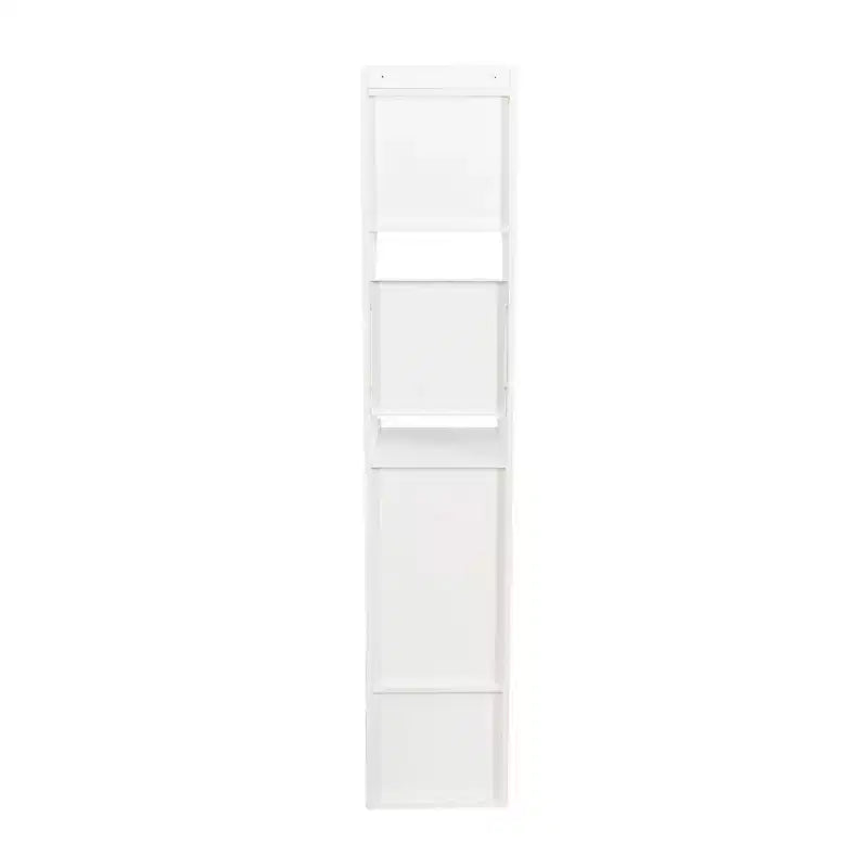 Armoire de rangement haute et étroite en panneaux de particules et MDF, 1 porte et 2 tiroirs, 180 cm de hauteur