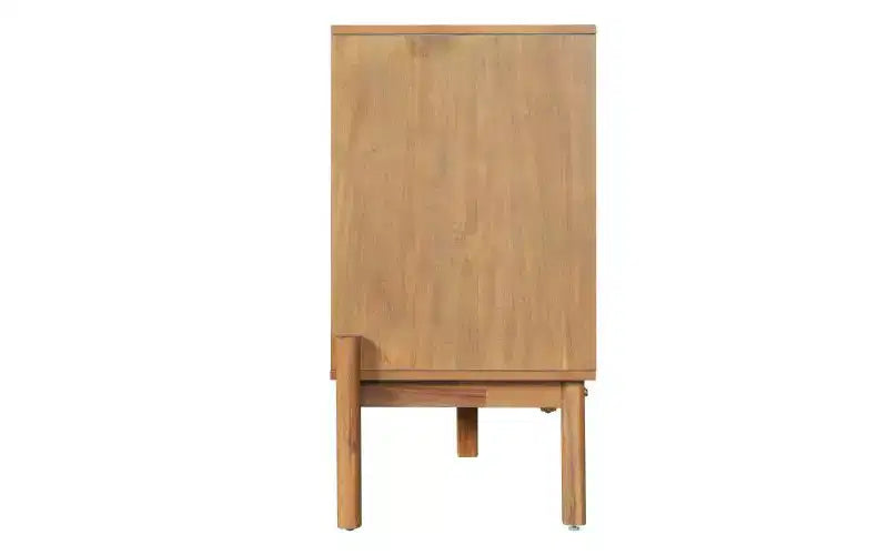 Bahut en MDF et placage d'acacia H 86,9 cm x l 45,7 cm x P 152,4 cm
