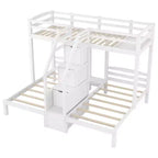 Lit superposé triple en pin Twin/Twin/Twin 61,5''H x 79,7''L x 102,3''P