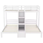 Lit superposé triple en pin Twin/Twin/Twin 61,5''H x 79,7''L x 102,3''P