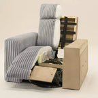 Fauteuil inclinable électrique avec port USB 37,2''L x 37''P x 40,75''H