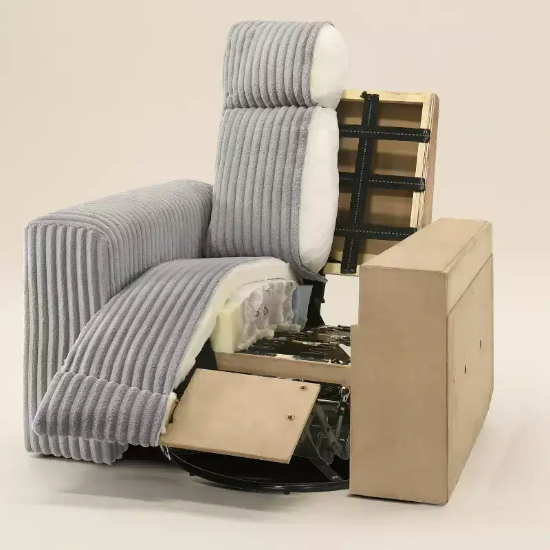 Fauteuil inclinable électrique avec port USB 37,2''L x 37''P x 40,75''H