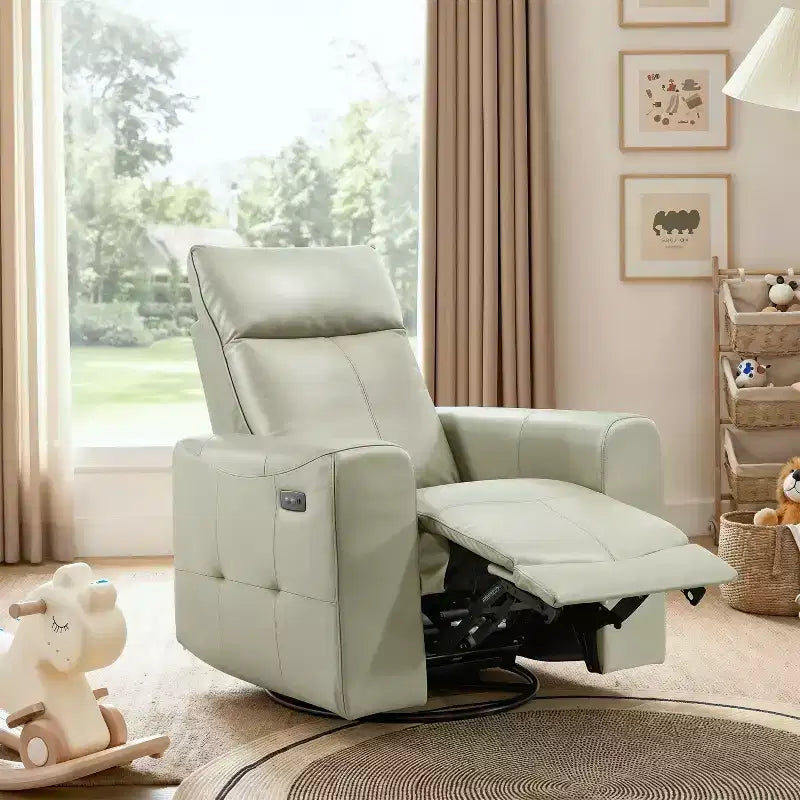 Fauteuil inclinable électrique avec port USB 37,2''L x 37''P x 40,75''H