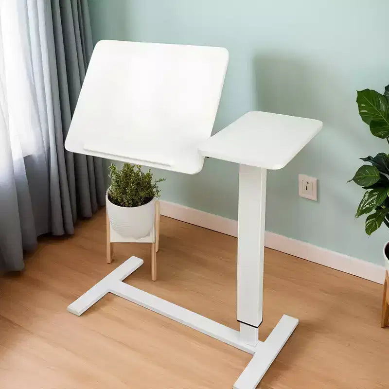 Table de lit roulante en métal 101,6 cm H x 80 cm P x 40 cm L