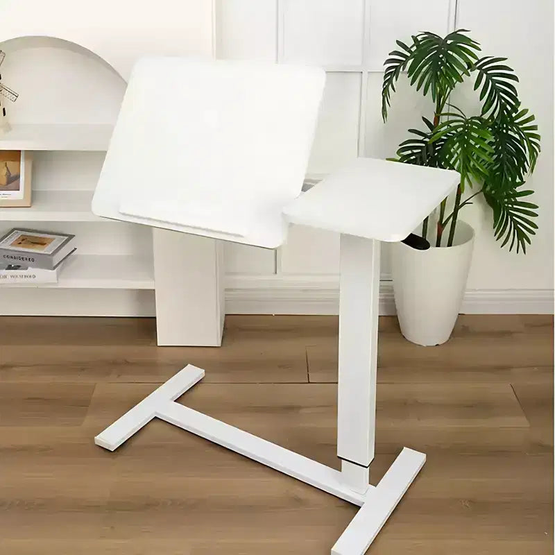 Table de lit roulante en métal 101,6 cm H x 80 cm P x 40 cm L