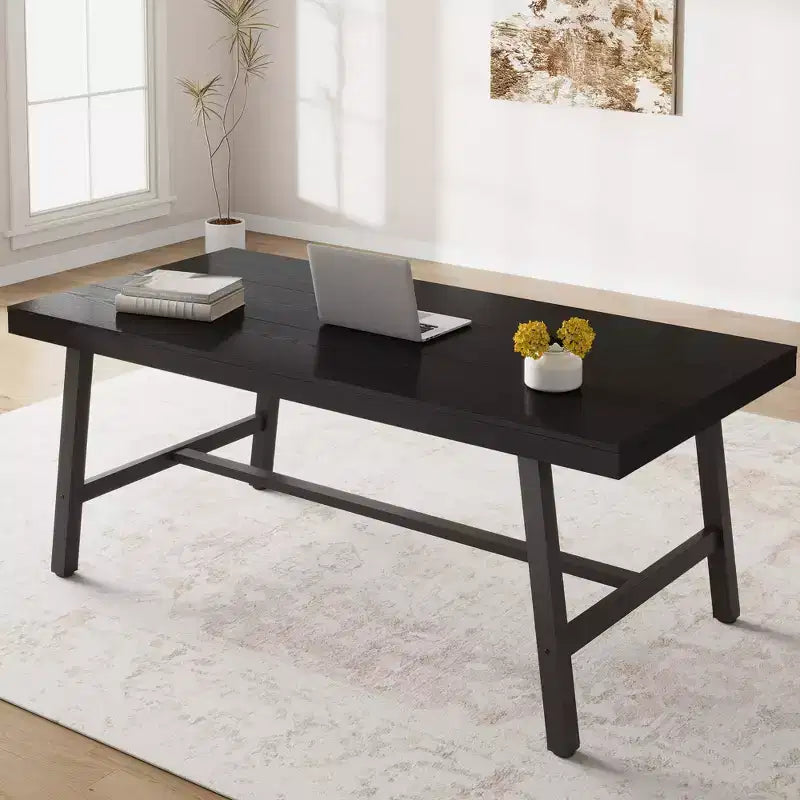 Table à manger en MDF 180 cm (L) x 90 cm (l) x 76 cm (H)