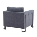 Fauteuil d'appoint en tissu 34 po H x 35 po L x 35 po P
