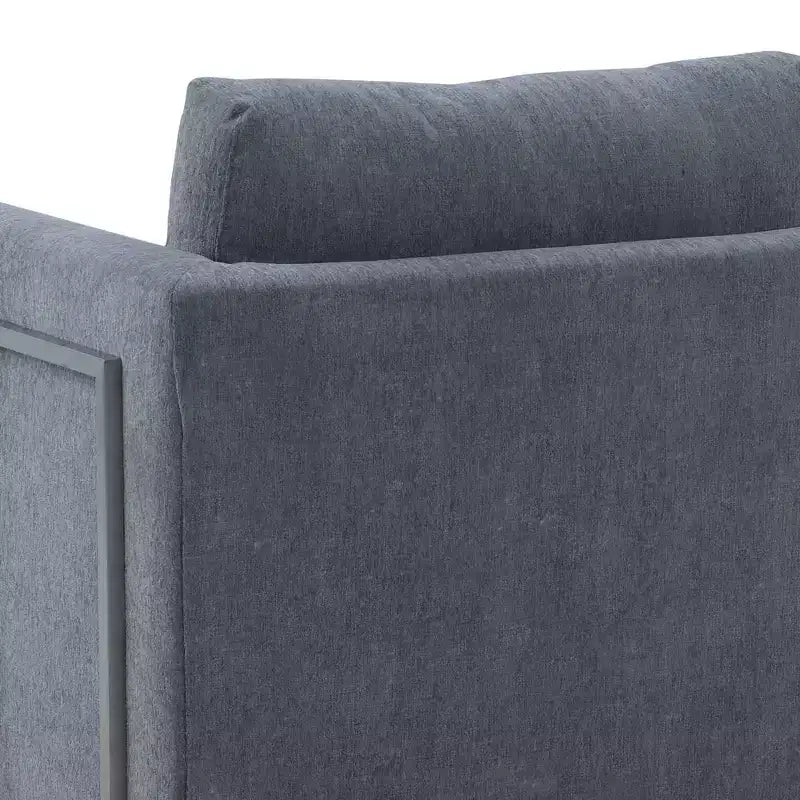 Fauteuil d'appoint en tissu 34 po H x 35 po L x 35 po P