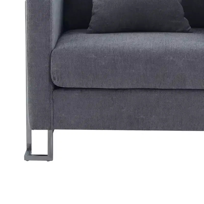 Fauteuil d'appoint en tissu 34 po H x 35 po L x 35 po P