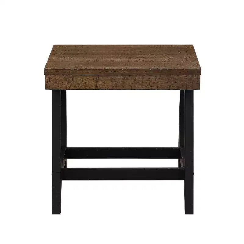 Ralston End Table Caramel/Black - Steve Silver Co.