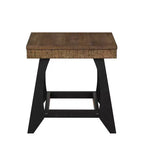 Table d'appoint en bois d'hévéa et MDF 56 cm (H) x 56 cm (l) x 58 cm (P)