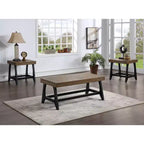 Table d'appoint en bois d'hévéa et MDF 56 cm (H) x 56 cm (l) x 58 cm (P)