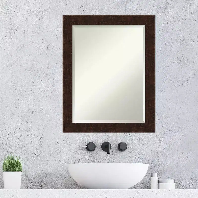 Miroir Mural Carré de Salle de Bain en Polystyrène 24,12''H x 24,12''L