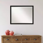 Miroir mural de salle de bain rectangulaire en polystyrène 23,88''H x 29,88''L