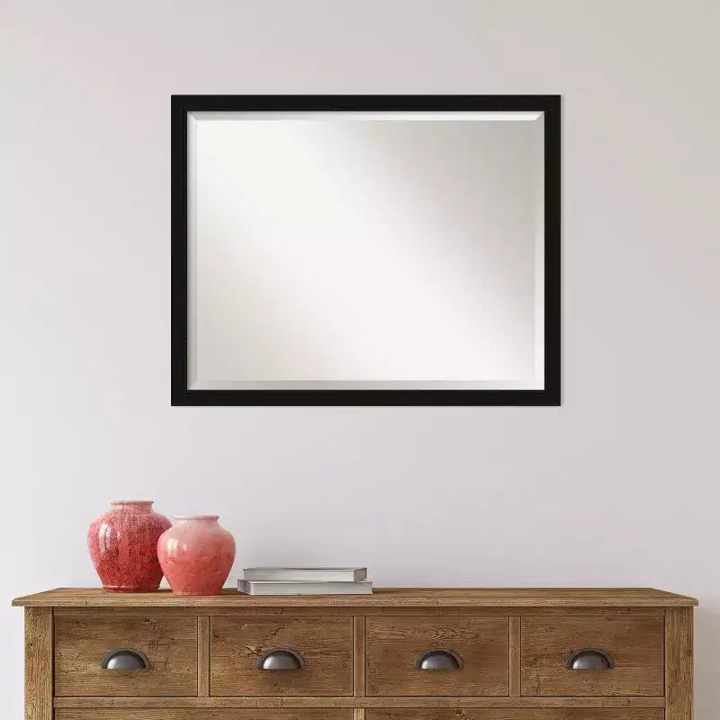 Miroir mural de salle de bain rectangulaire en polystyrène 23,88''H x 29,88''L