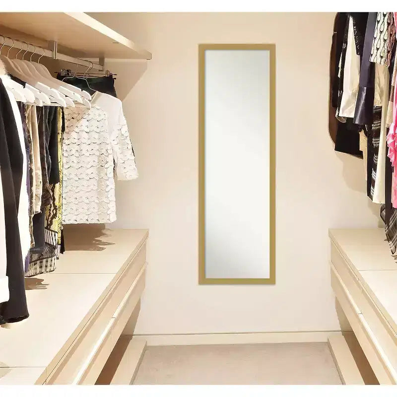 Miroir de porte pleine longueur en polystyrène 126,7 cm H x 40,3 cm L
