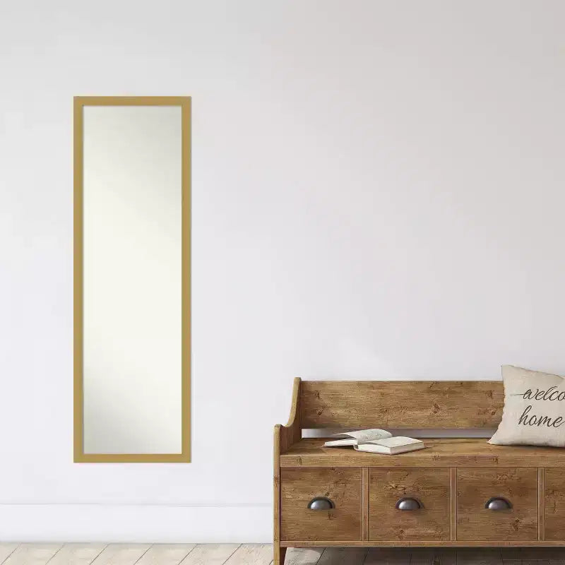 Miroir de porte pleine longueur en polystyrène 126,7 cm H x 40,3 cm L