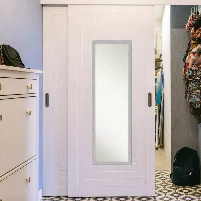 Miroir de porte pleine longueur en polystyrène 126,7 cm H x 40,3 cm L