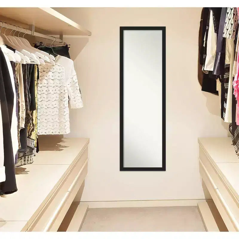 Miroir de porte pleine longueur en polystyrène 126,7 cm H x 40,3 cm L