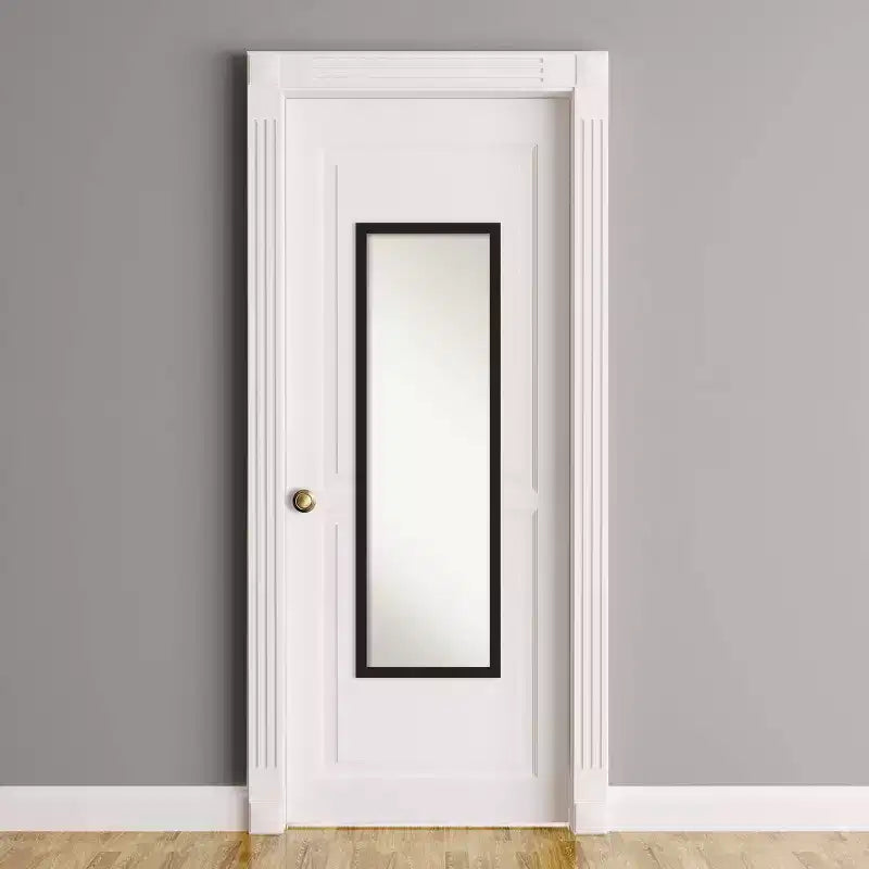 Miroir de porte pleine longueur en polystyrène 126,7 cm H x 40,3 cm L