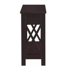 Table d'appoint en MDF à rabat avec station de charge 61 cm (H) x 60,3 cm (l) x 28,6 cm (P)
