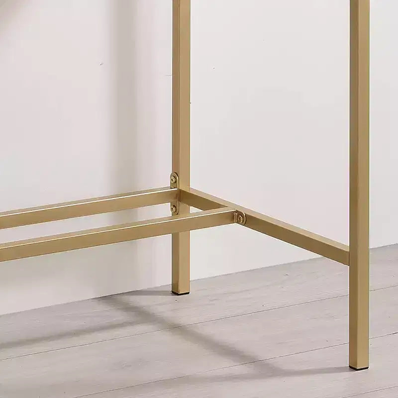 Bureau en acier et MDF avec port USB 75,5 cm H x 76 cm L x 46 cm P