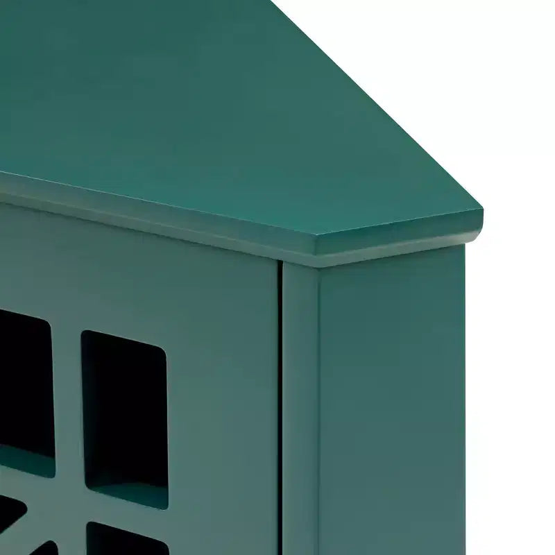Meuble d'angle d'appoint en MDF 30''H x 32,25''L x 16,75''P