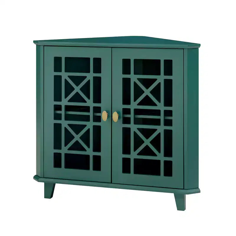 Meuble d'angle d'appoint en MDF 30''H x 32,25''L x 16,75''P