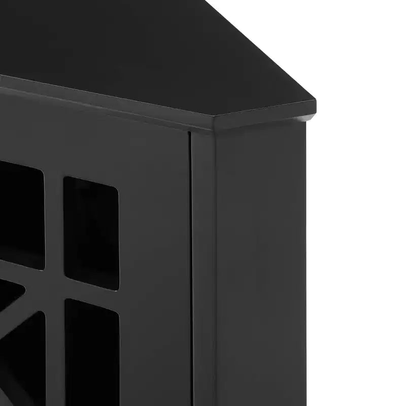 Meuble d'angle d'appoint en MDF 30''H x 32,25''L x 16,75''P